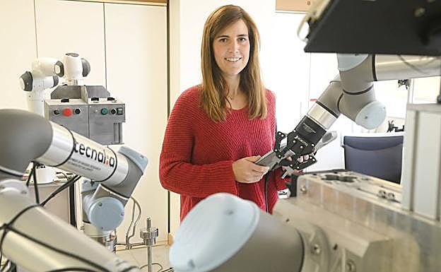 La ingeniera Andrea Sarasola trabaja como gestora de proyectos de Salud en Tecnalia. 