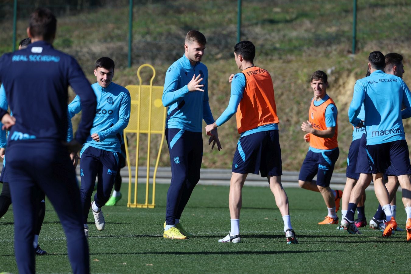Fotos: La Real se ha entrenado este domingo en Zubieta