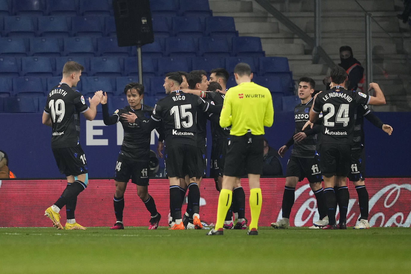 Fotos: Las mejores imágenes del Espanyol - Real Sociedad