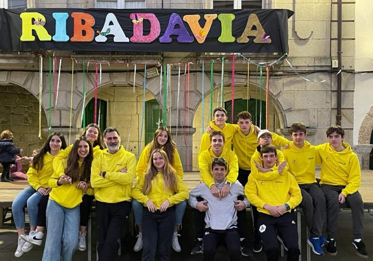 Orioko expedizioa Ourenseko Ribadavia herrian joan den asteburuko estropadak eta gero. 