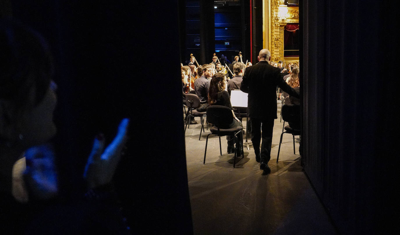 Así se prepara el concierto de Año Nuevo de la EGO