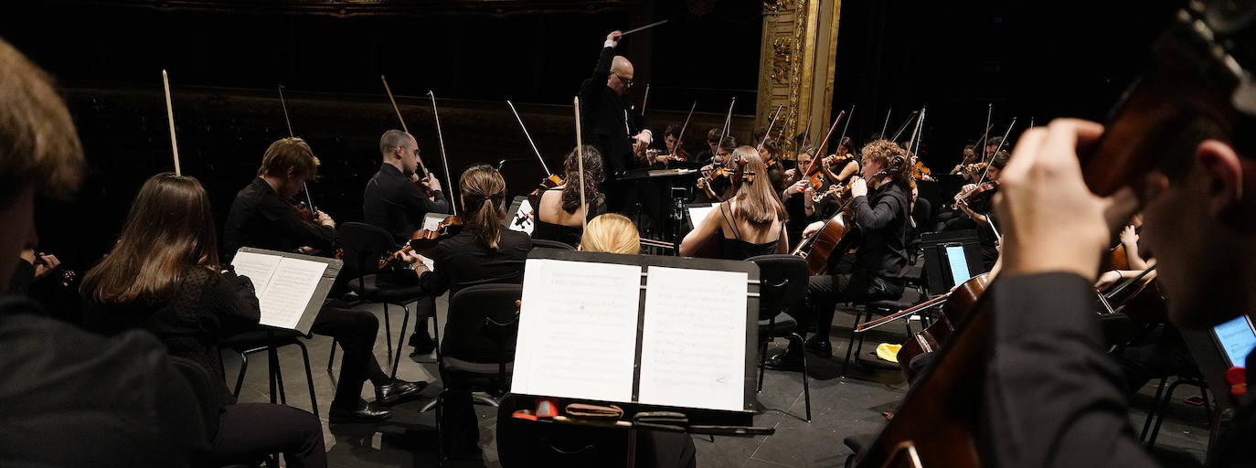 Así se prepara el concierto de Año Nuevo de la EGO
