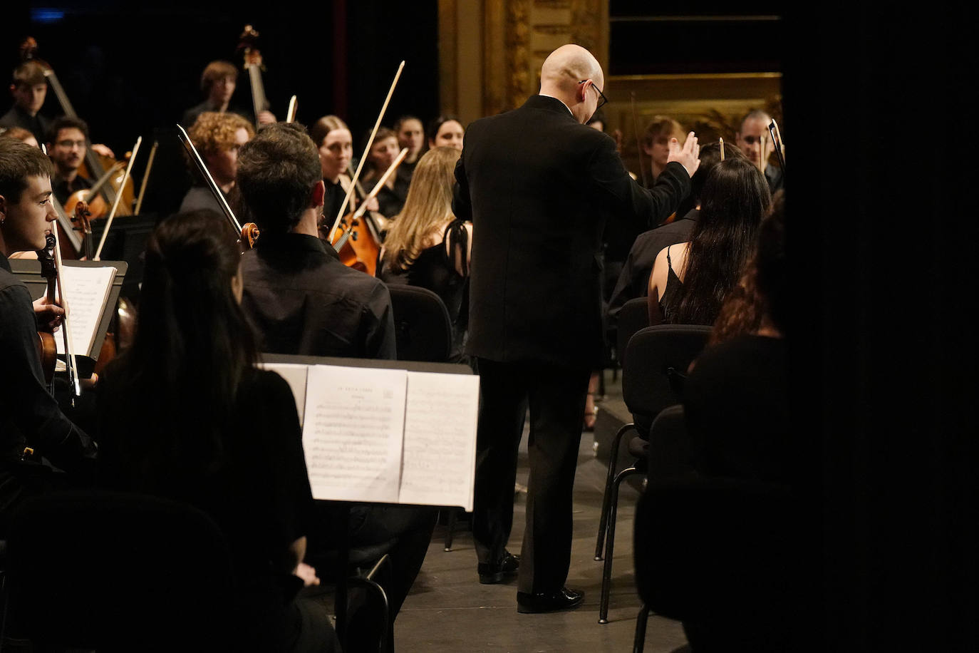 Así se prepara el concierto de Año Nuevo de la EGO