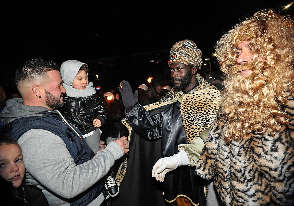 Los Reyes Magos en Andoain.