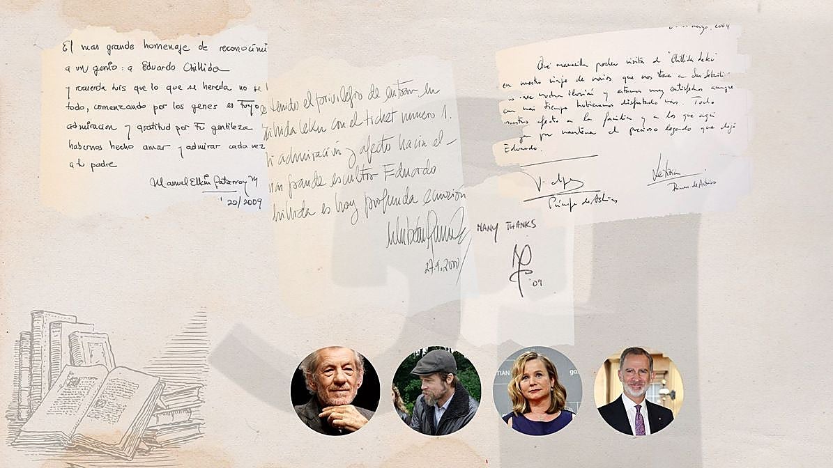 Las visitas ilustres que ha recibido Chillida Leku