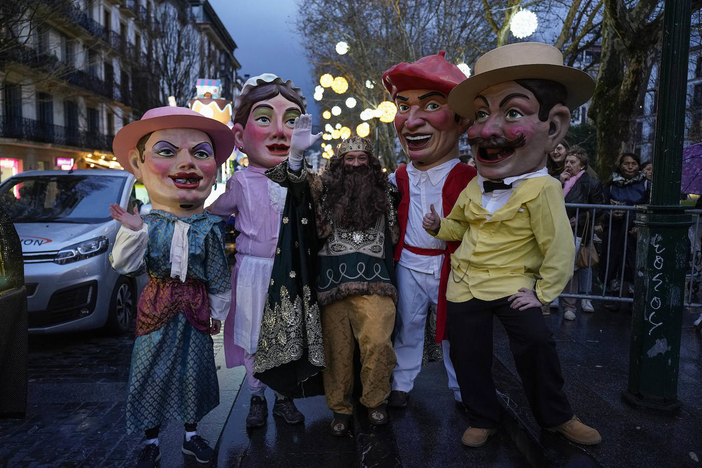 Una cabalgata de magia e ilusión en Donostia