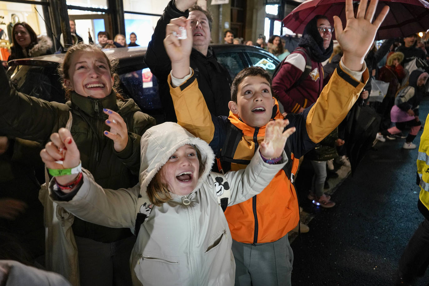 Una cabalgata de magia e ilusión en Donostia