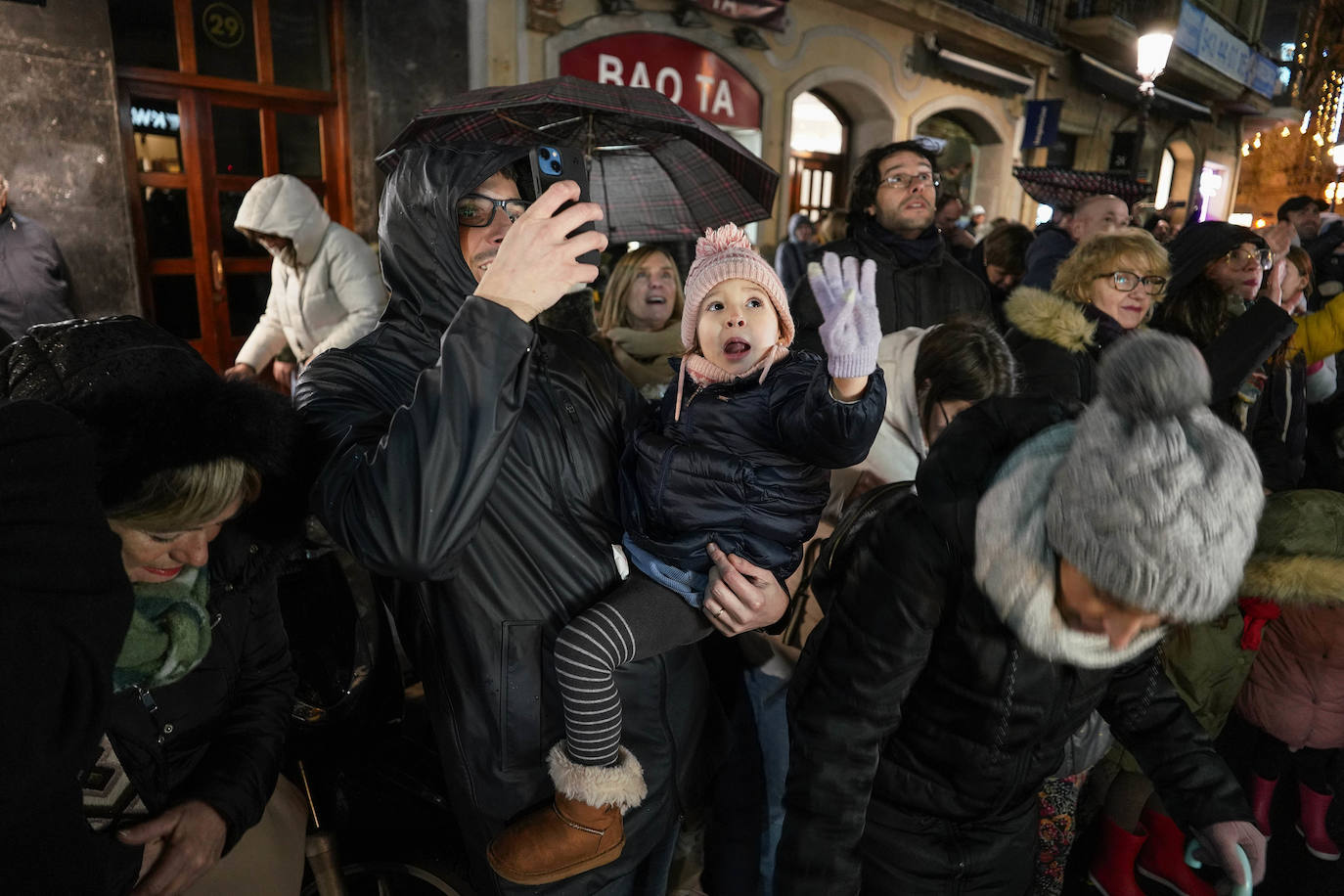 Una cabalgata de magia e ilusión en Donostia