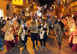 Cabalgata de Reyes por Zarautz en 2019.