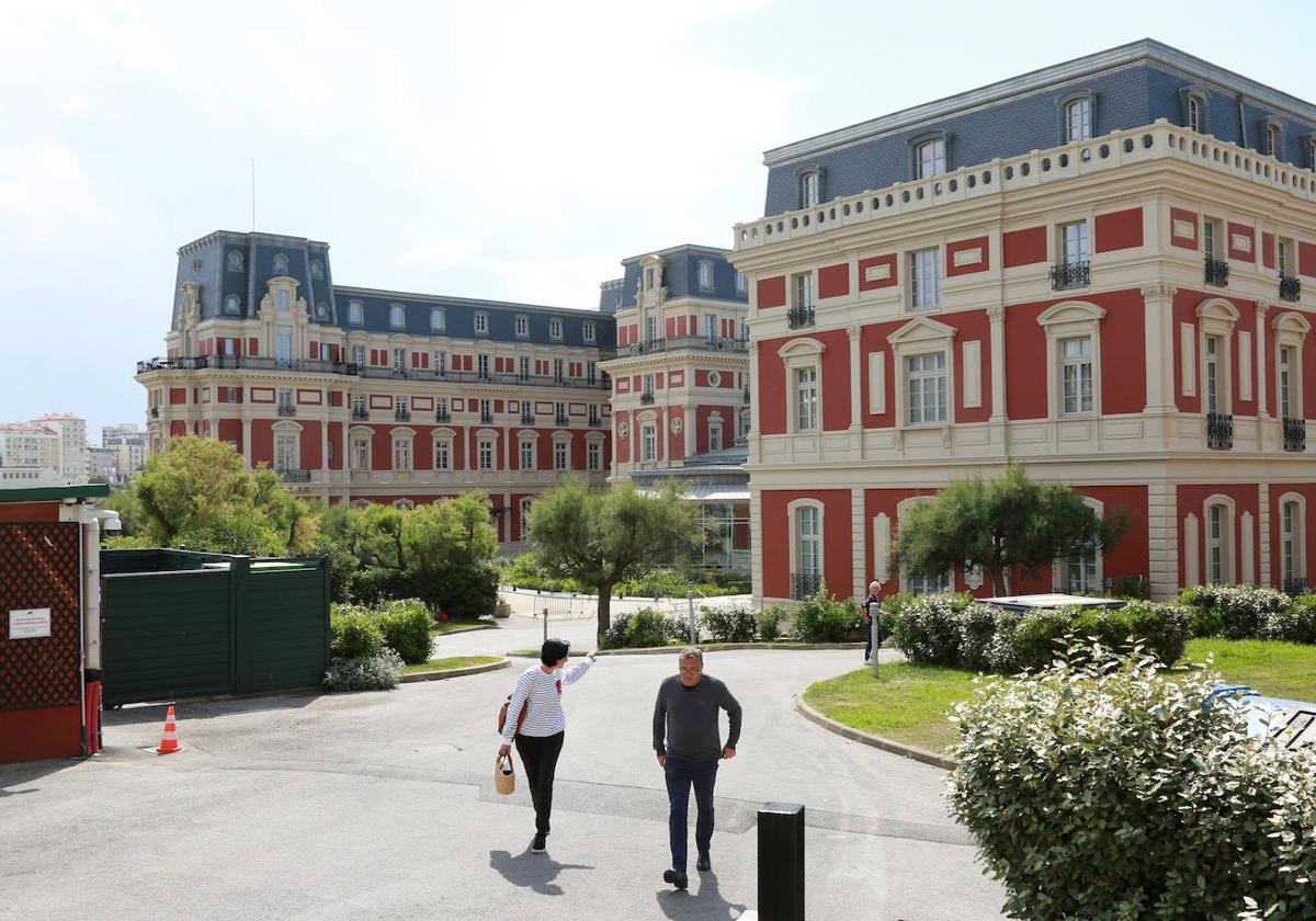 Exterior del Hôtel du Palais de Biarritz.