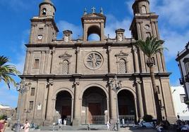 La catedral de Santa Ana, el templo más importante de la capital grancanaria.