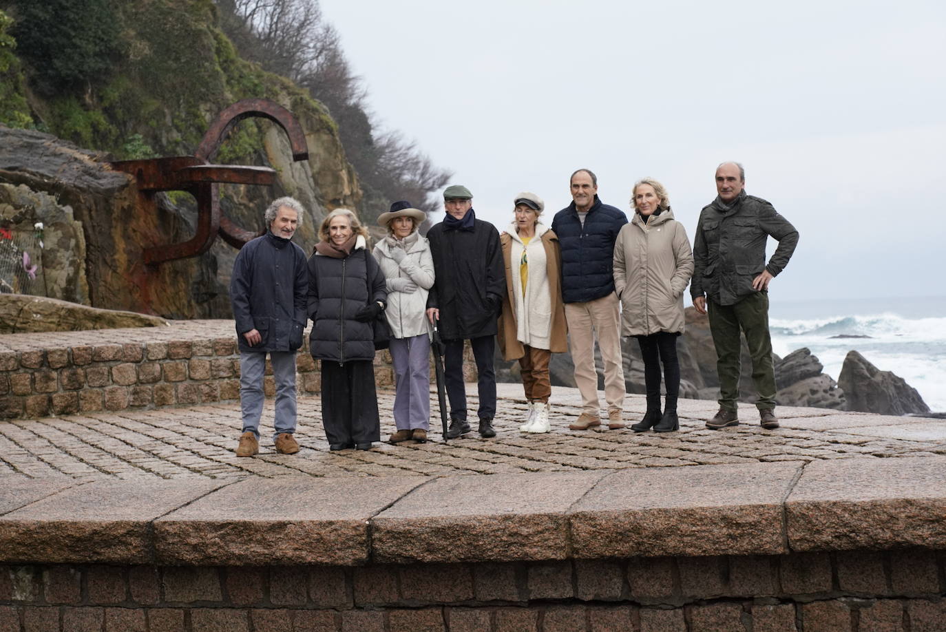 Homenaje de la familia Chillida en el Peine del Viento
