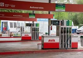 Estación de servicio donostiarra.