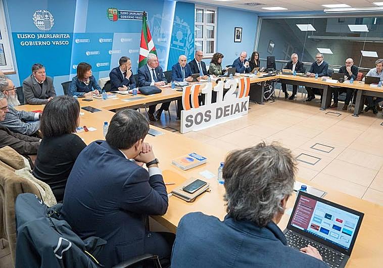 Reunión del Consejo Asesor del Plan de Emergencias de Euskadi ante la Contaminación de la Ribera del Mar, 'Itsasertza'
