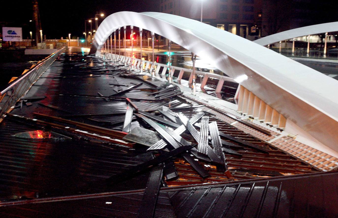 El temporal que devastó la costa guipuzcoana, en imágenes