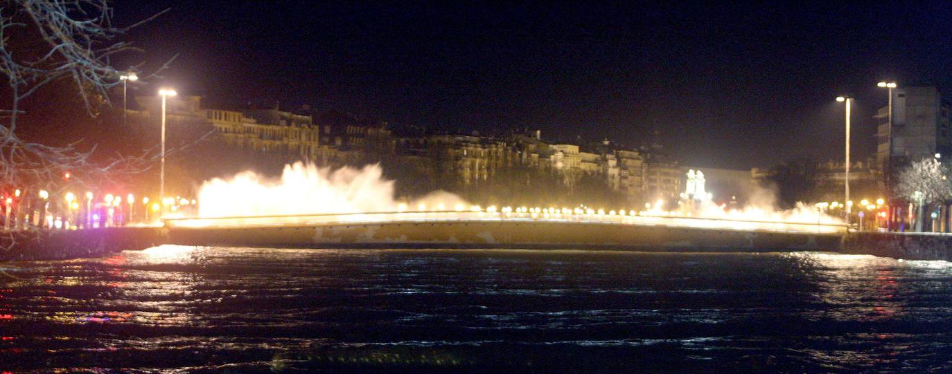 El temporal que devastó la costa guipuzcoana, en imágenes