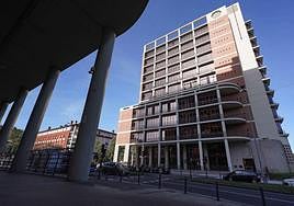 Edificio de la hacienda guipuzcoana, en San Sebastián.