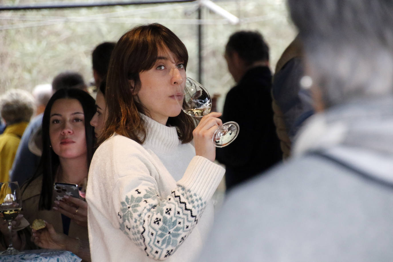 Nueva cosecha del txakoli de Getaria