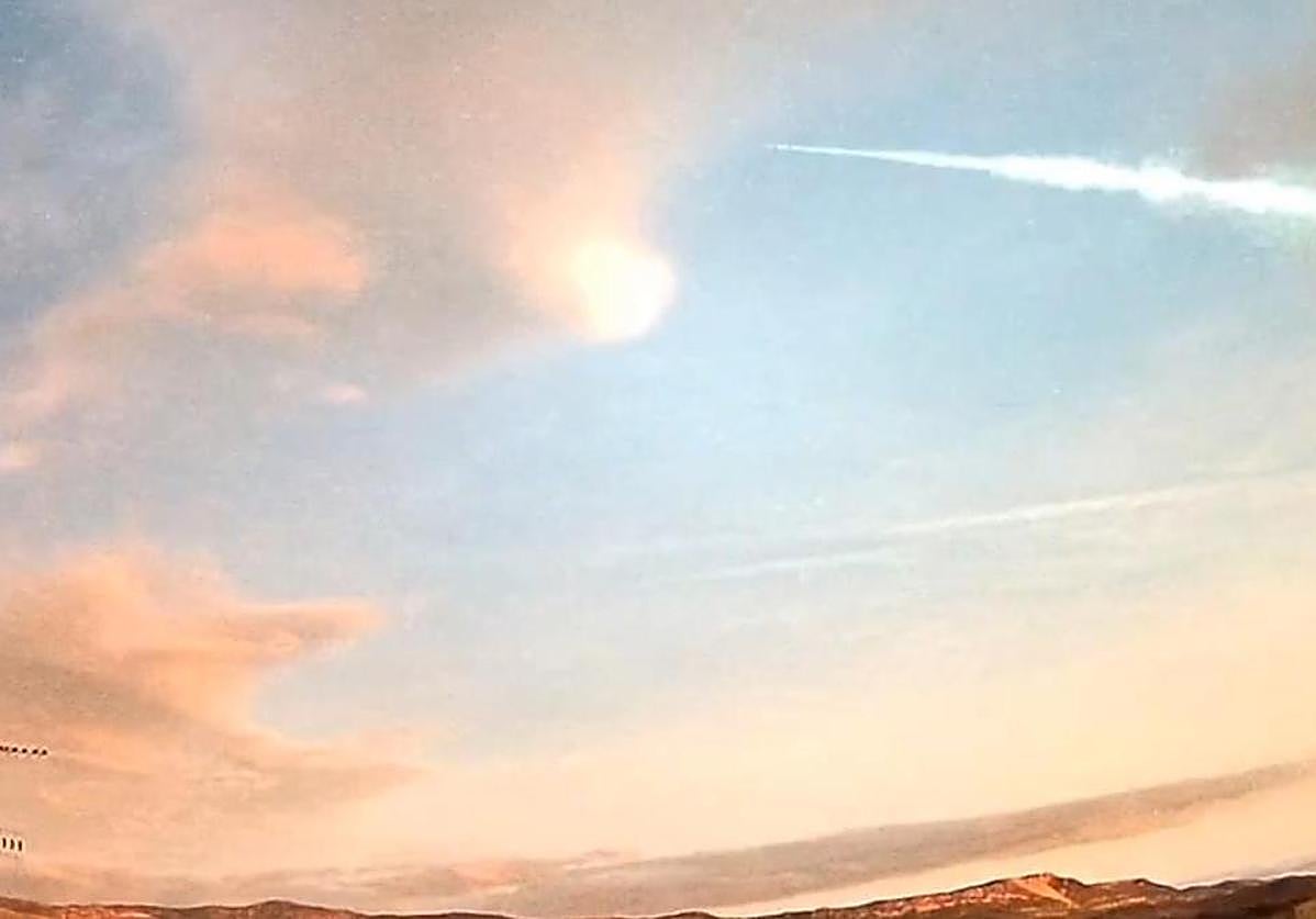 El bólido diurno visto en Castellón.