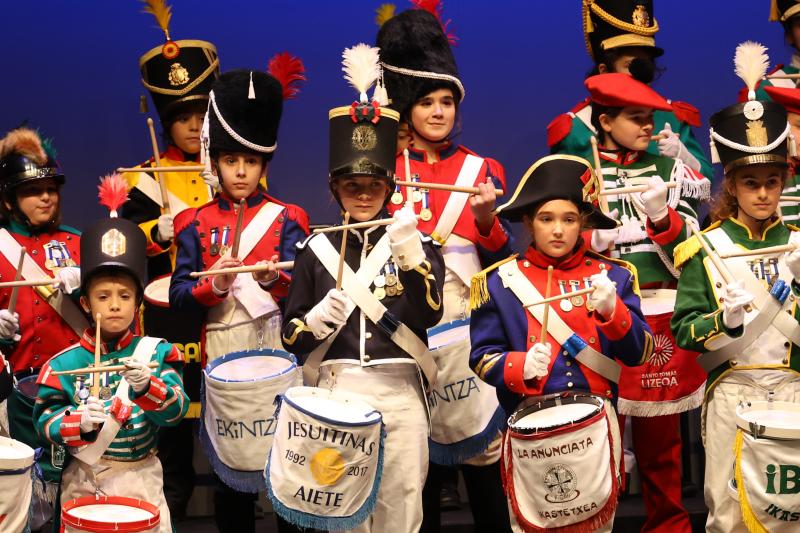 La presentación de la Tamborrada Infantil, en imágenes