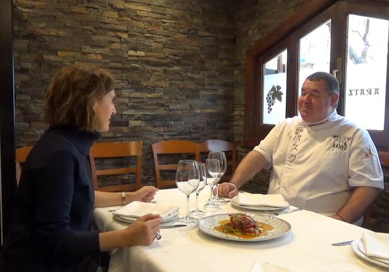 Bacalao en piperrada, una receta espectacular en manos de Zabaleta