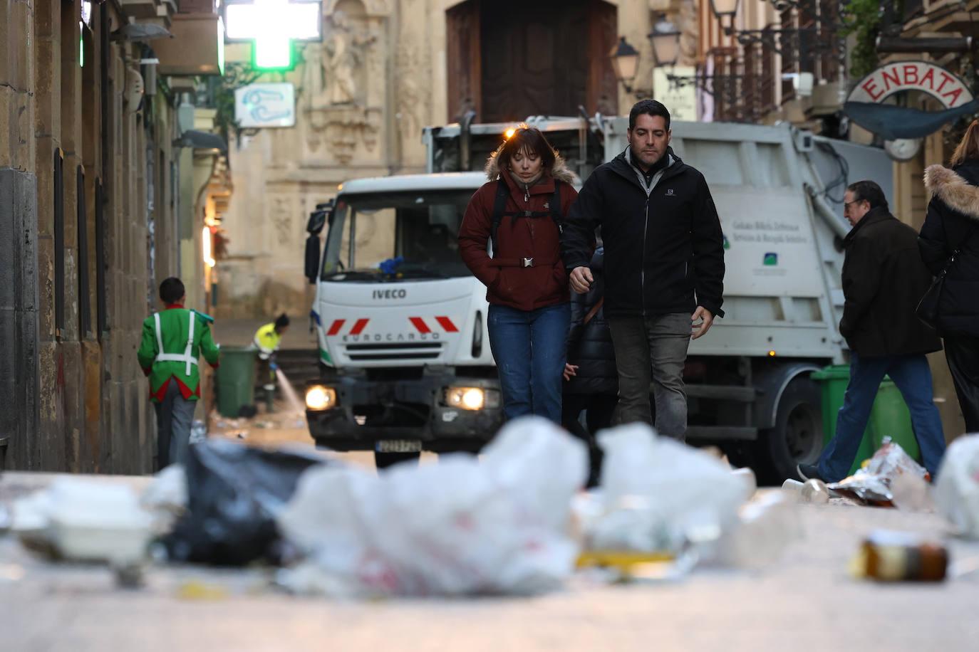 Récord de residuos en el día de San Sebastián