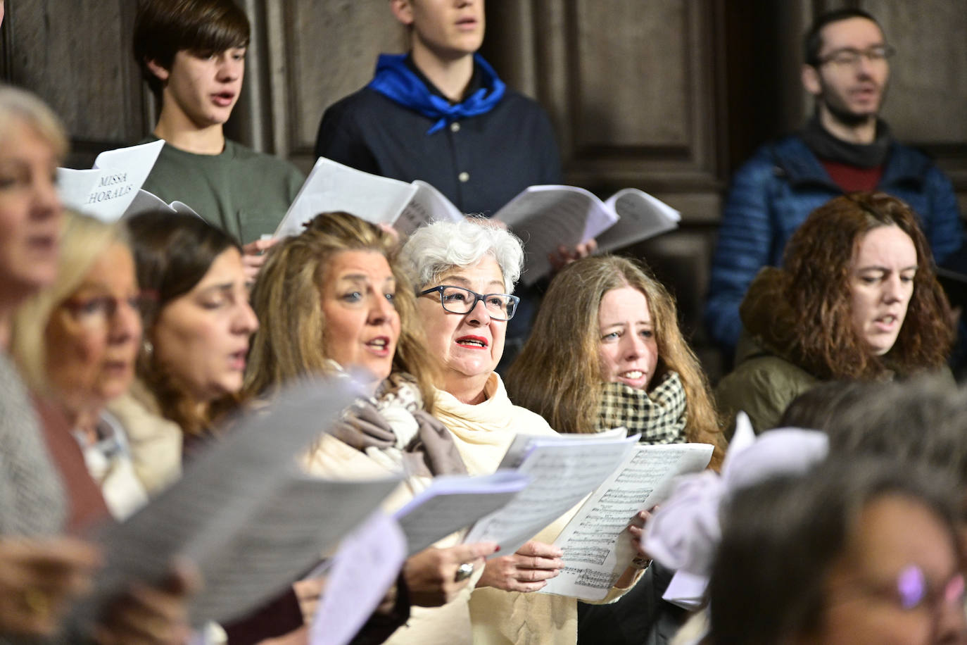 Multitudinaria misa de San Sebastián