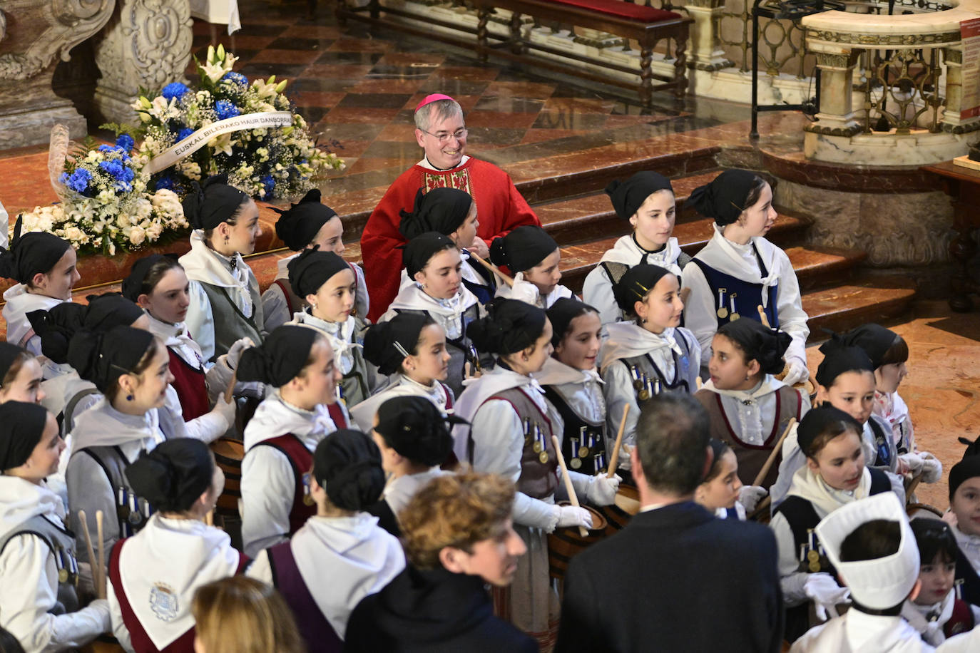 Multitudinaria misa de San Sebastián