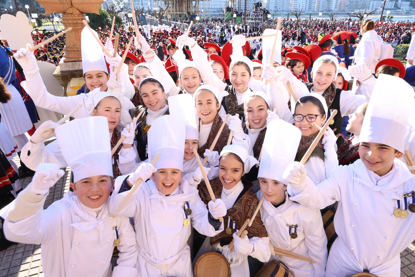 Las mejores imágenes de la Tamborrada infantil