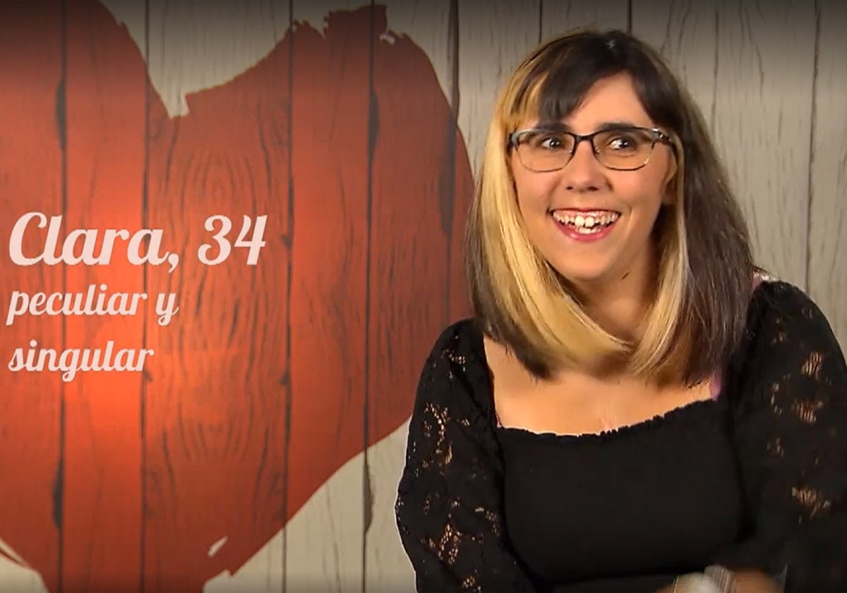 Clara, una de las protagonistas de First Dates, profesora de euskera