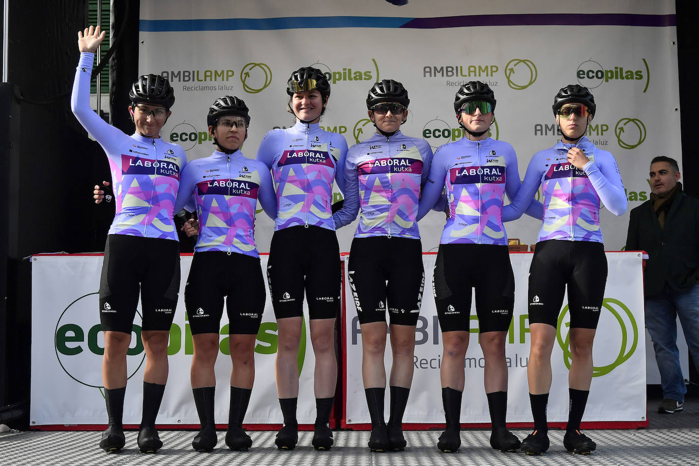 Equipo Laboral Kutxa en la reciente Challenge de Mallorca.