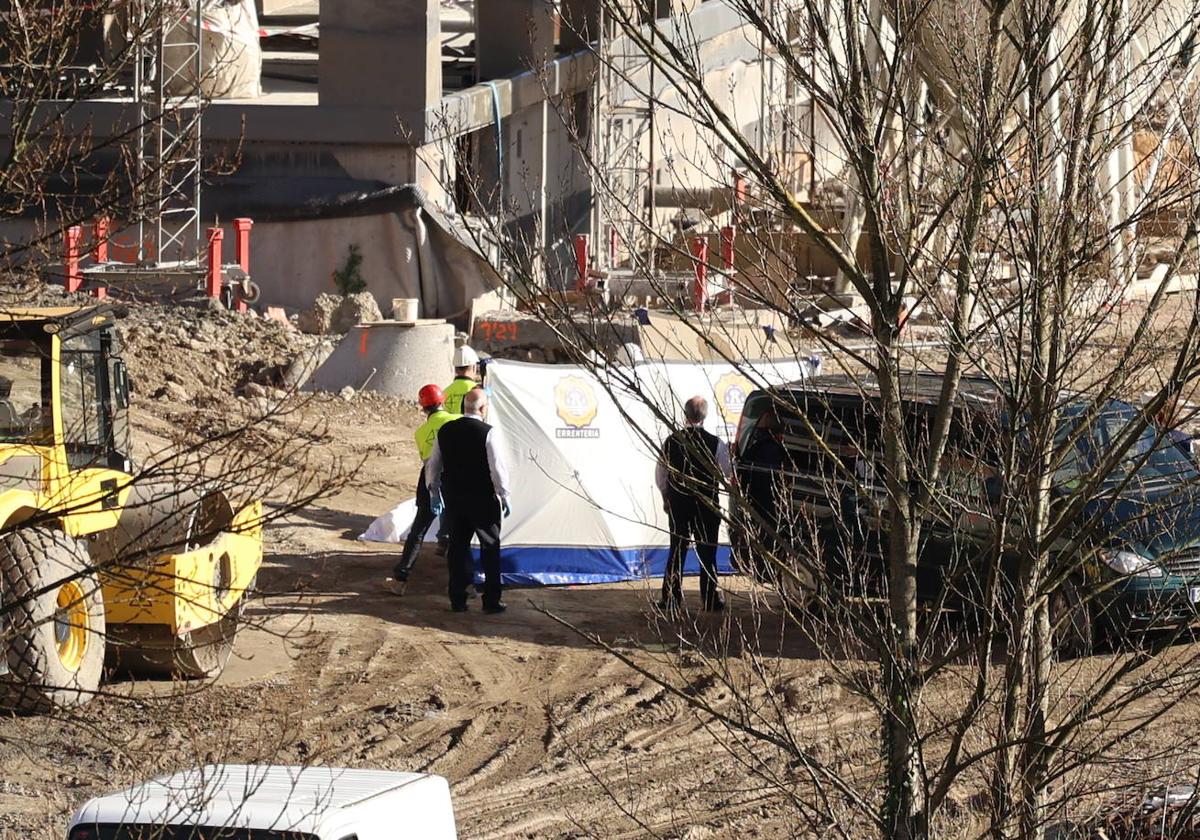 Lugar en el que se produjo un accidente laboral el pasado día 18 en Errenteria.