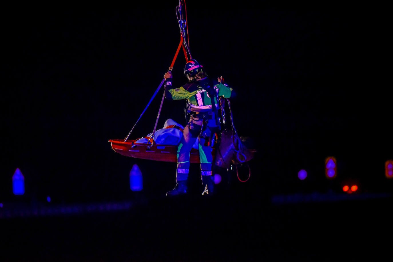 Así fue el rescate del naufragio cerca de Zumaia