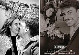 Jessica Bueno y Luitingo derrochan pasión y cariño en las calles de Baiona