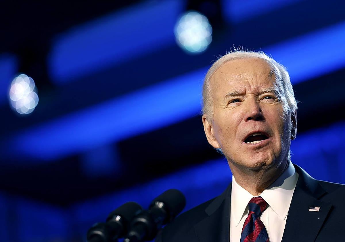 Joe Biden, durante una conferencia en WashingtonDC.