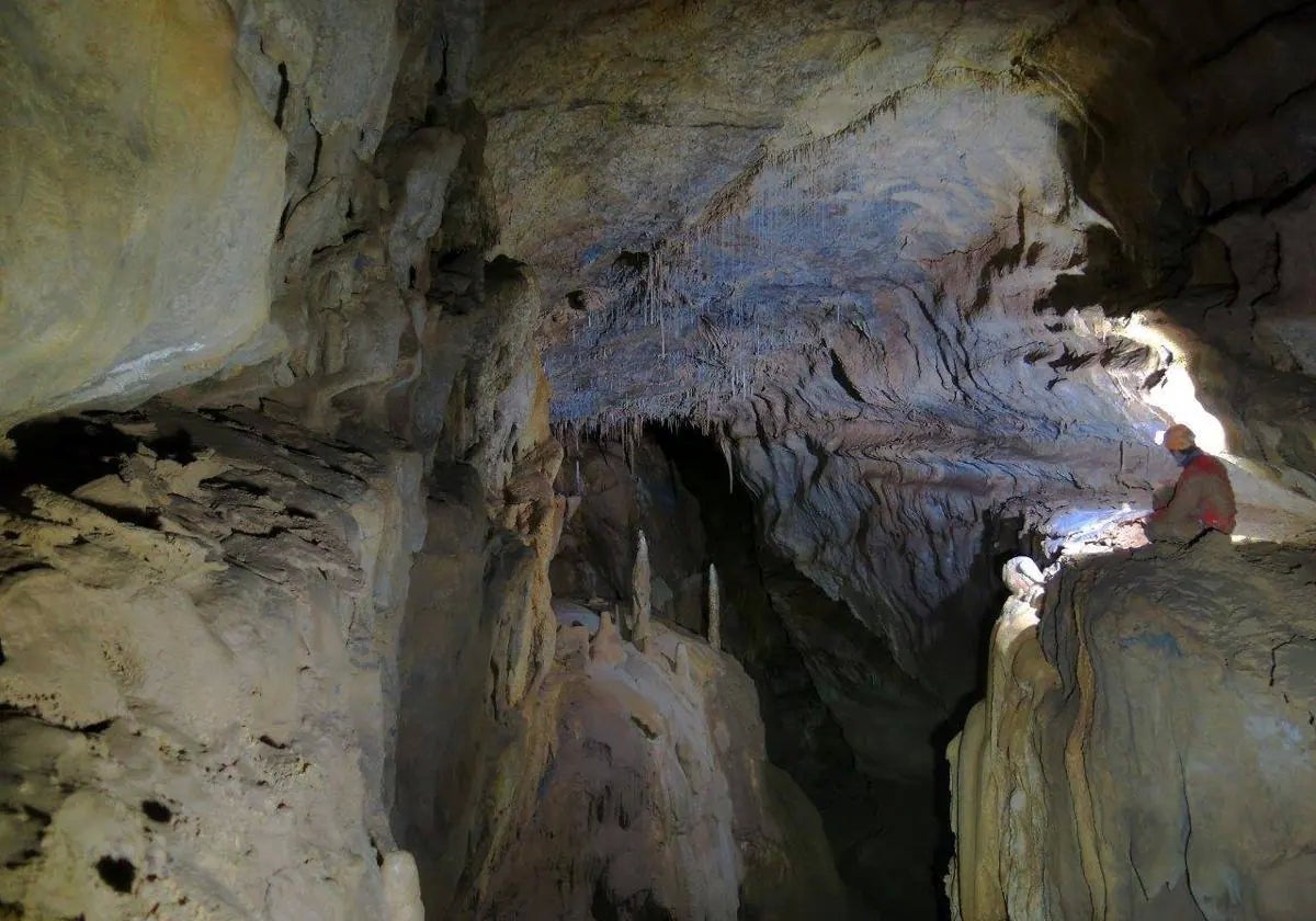 Así es la nueva cueva hallada entre Tolosa y Albiztur