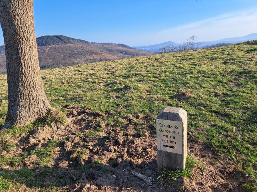 Ezkeltzu, el precioso balcón de Zizurkil