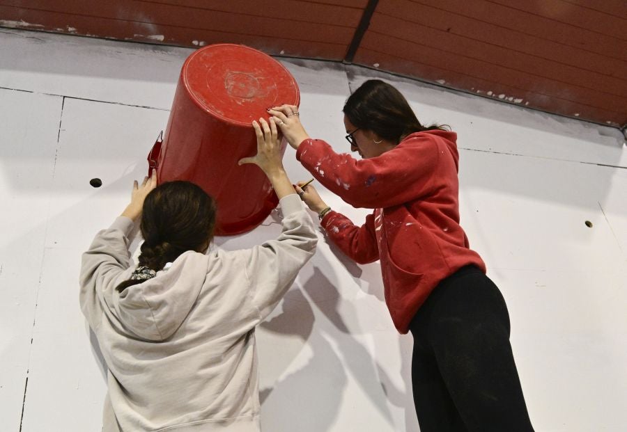 La fabrica de las carrozas del Carnaval de Tolosa