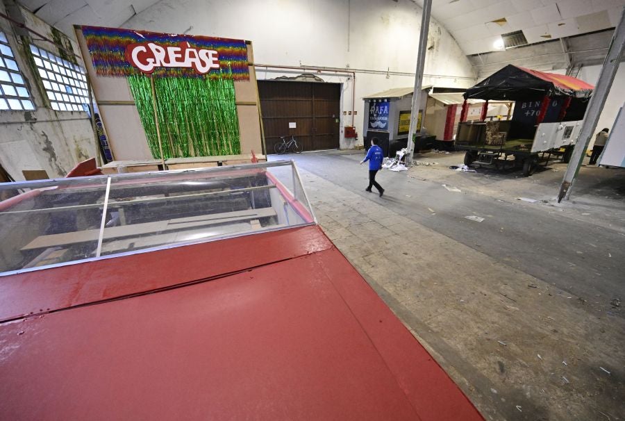 La fabrica de las carrozas del Carnaval de Tolosa