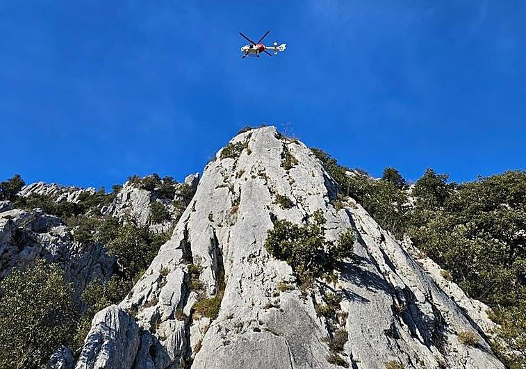 Zona donde se ha producido el rescate.