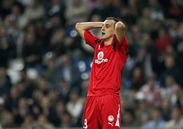 El delantero serbio Darko Kovacevic, en su etapa como jugador del Olympiakos griego.