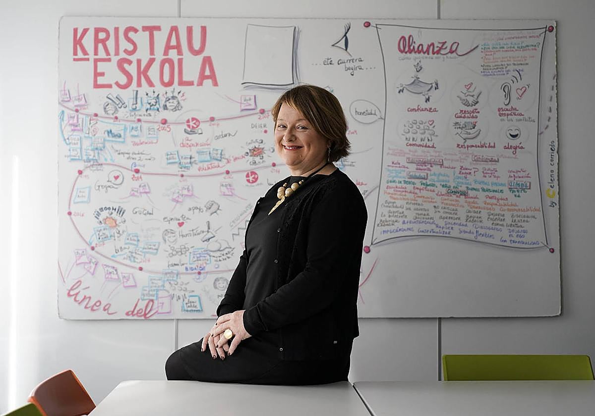 María Eugenia Iparragirre, directora general de Kristau Eskola.