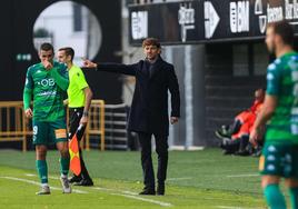 Iñigo Idiakez, en un partido reciente en Gal.