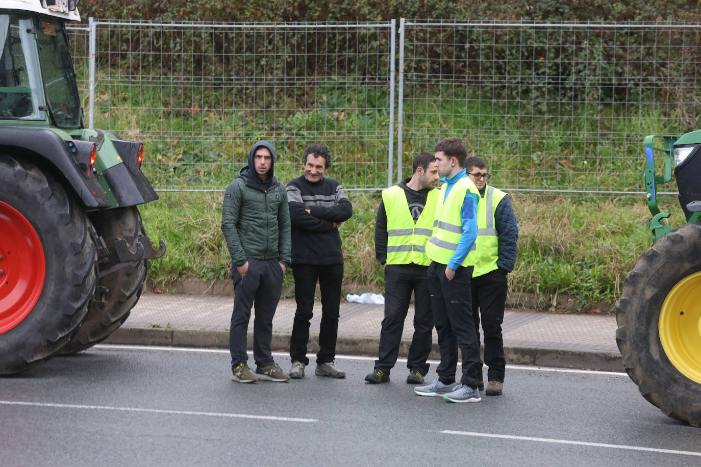 Las &#039;tractoradas&#039; llegan a Gipuzkoa
