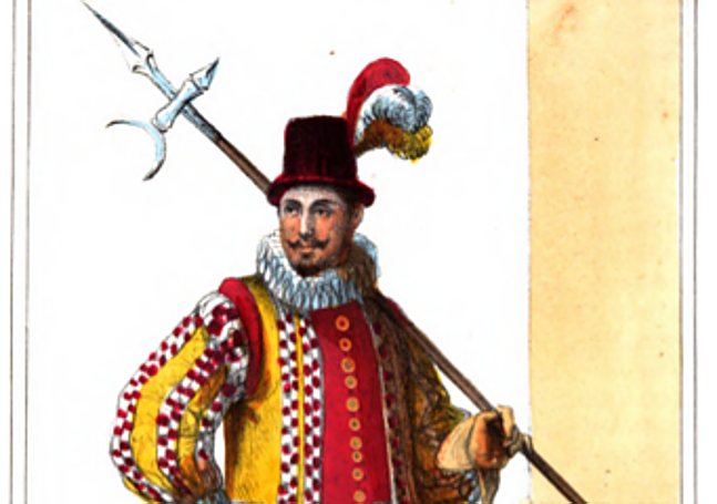 Alabardero del siglo XVI