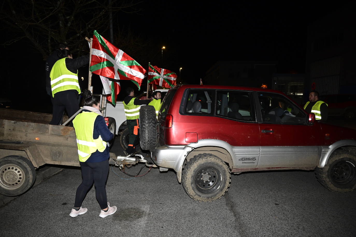 Las &#039;tractoradas&#039; llegan a Gipuzkoa