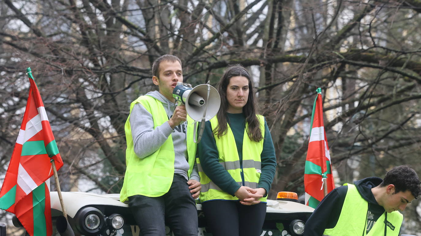 Las &#039;tractoradas&#039; llegan a Gipuzkoa
