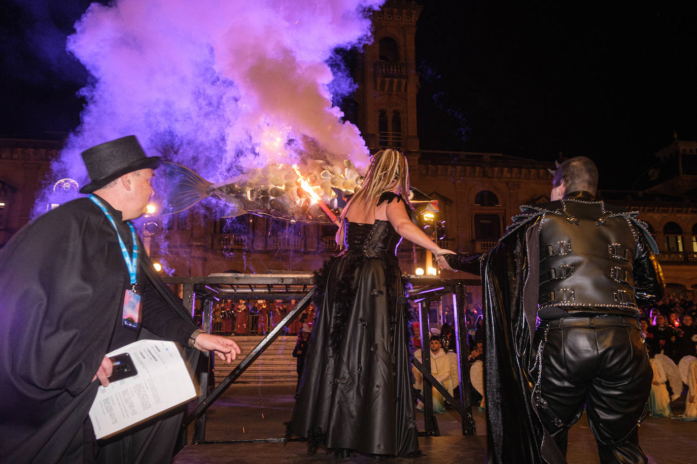 Las mejores imágenes del entierro de la sardina de Donostia