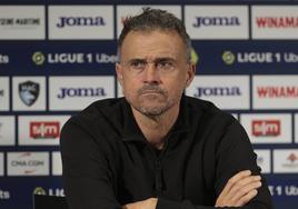 El técnico asturiano durante una comparecencia de prensa reciente.