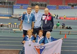 Deportistas máster del club.